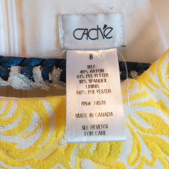 Yellow Floral Double Strap Summer Dress - Picture 6 of 6